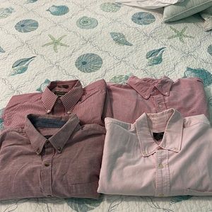 Lot of 4 Men’s long sleeve button down XL